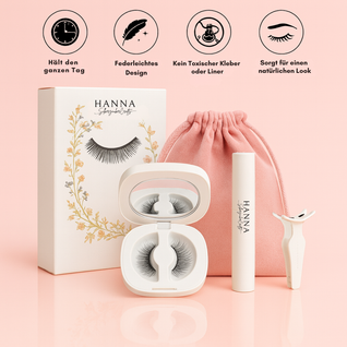 HANNA Magnetic Lashes – magnetische Wimpern ohne Kleber, 4 Styles