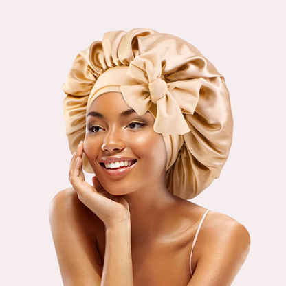 Hanna Sleep – Satin Bonnet with Long Ties