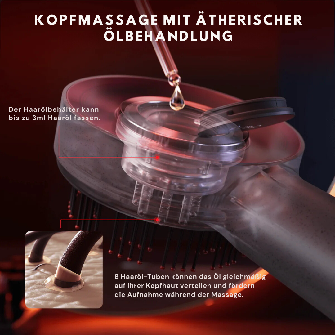 Hanna 3in1 Kopfhaut Massagebürste – für besseres Haarwachstum & eine entspannte Kopfhaut