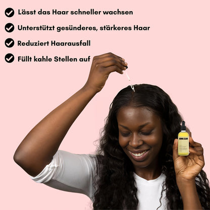 Hanna Elixir – Natürliches Haaröl gegen sichtbaren Haarausfall & dünner werdendes Haar