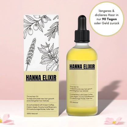 Hanna Elixir – Natürliches Haaröl gegen sichtbaren Haarausfall & dünner werdendes Haar