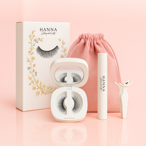 HANNA Magnetic Lashes – magnetische Wimpern ohne Kleber, 4 Styles